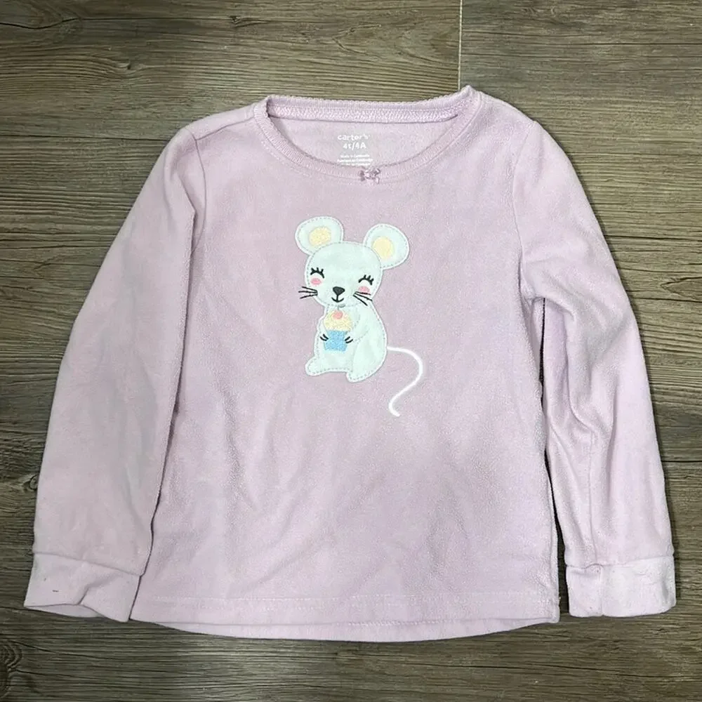 Carter’s Fleece PJ Sleep Top 4/4T